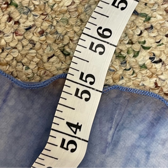 Paper Doll Dress! Size Medium! Evening Cocktail Party Hi-Lo Pastel Watercolor - Picture 16 of 16